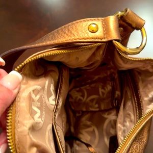 Michael Kors - Gold Hobo Handbag
